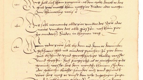 Das Rei­chen­hal­ler Rein­heits­ge­bot von 1493 Über die historische Urkunde des Stadtarchivs von Bad Reichenhall 